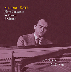 Portret Mindru Katz, pe o coperta de disc